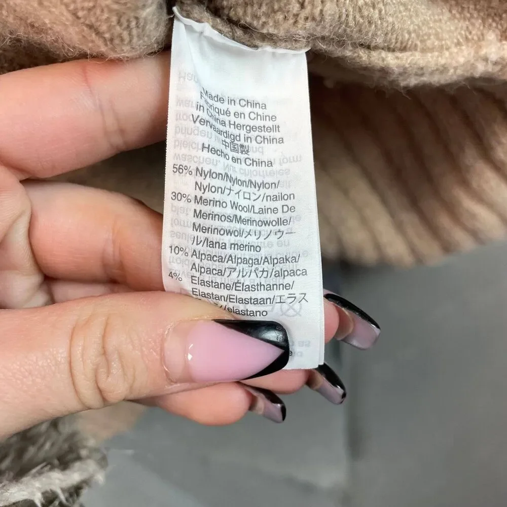 J.Crew Pullover Sweater Women's XS Brown Crew Neck Long Sleeves Knitted - Picture 5 of 8